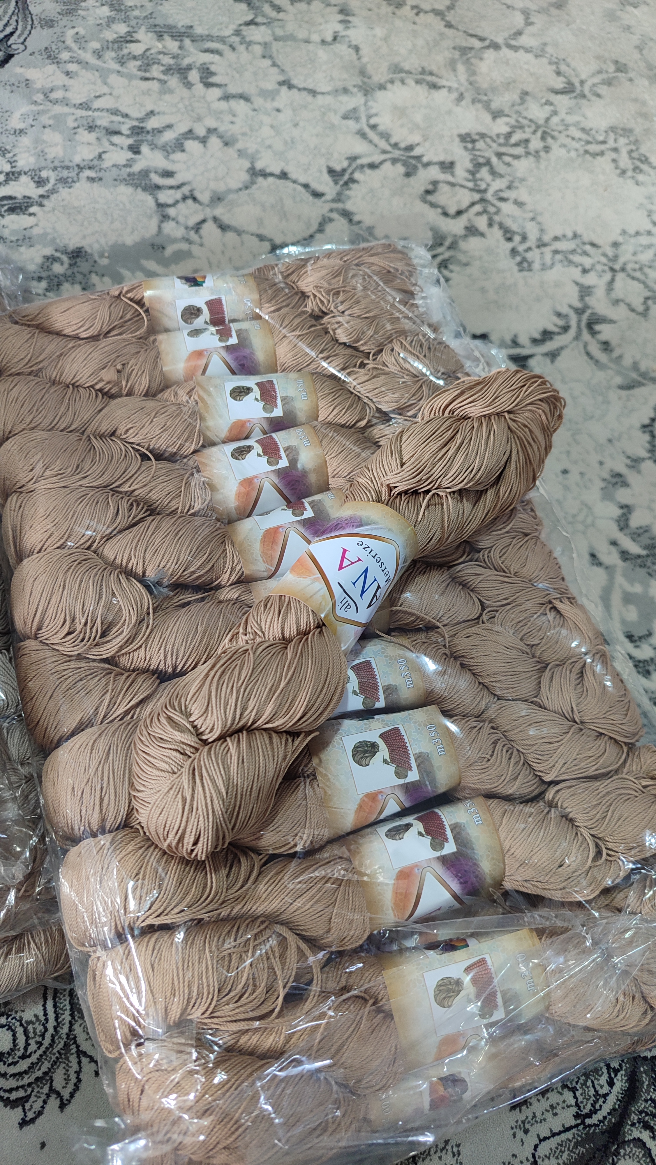 نخ مرسریزه نسکافه ای